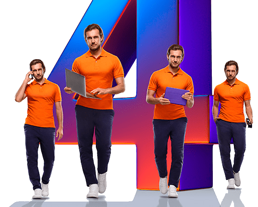 Великолепная четверка Ростелеком в село Белая Колпь (Московская область)